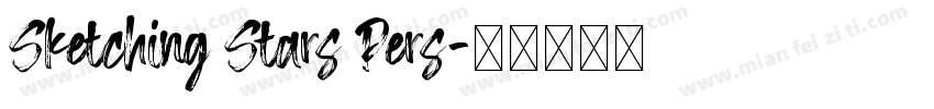 Sketching Stars Pers字体转换